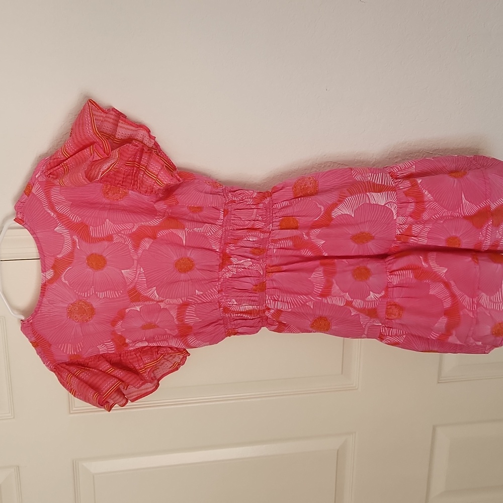 Bindu Milla Fuschia Floral Dress Size Small - Picture 15 of 15